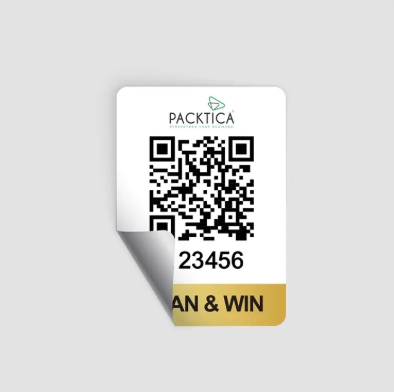 QR code with serial number